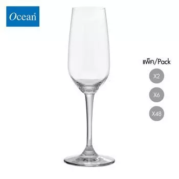 แก้วแชมเปญ champagne flute glass LEXINGTON FLUTE CHAMPAGNE 185 ml จากโอเชียนกลาส Ocean glass แก้วแชมเปญราคาพิเศษ
