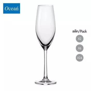 แก้วแชมเปญ champagne flute glass SANTE FLUTE CHAMPAGNE 210 ml จากโอเชียนกลาส Ocean glass แก้วแชมเปญราคาพิเศษ