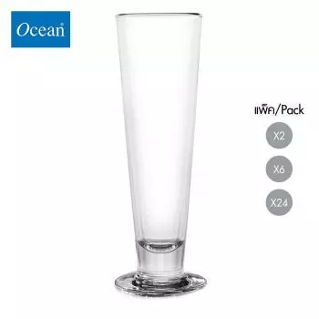 แก้วน้ำ แก้วสมูทตี้ Smooty glass Water glass VIVA FOOTED 420 ml จากโอเชียนกลาส Ocean glass แก้วน้ำสวย