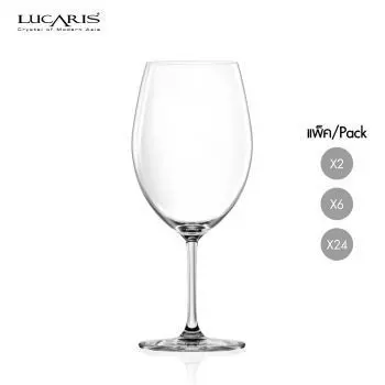 แก้วไวน์แดง Red wine glass BANGKOK BLISS BORDEAUX 745 ml จากลูคาริส Lucaris แก้วไวน์คริสตัล Crystal