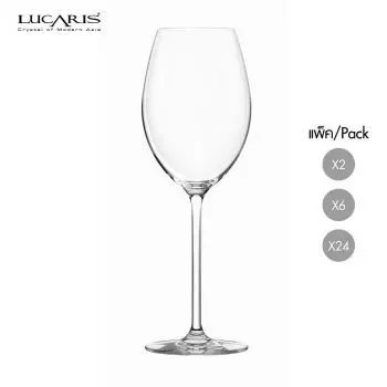แก้วไวน์แดง Red wine glass LAVISH BEAUJOLAIS 520 ml จากลูคาริส Lucaris แก้วไวน์คริสตัล Crystal