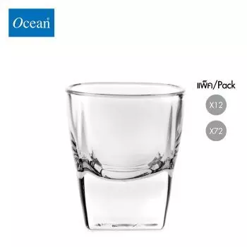 แก้วช็อต แก้วเป๊ก PLAZA SHOT 55 ml จากโอเชียนกลาส Ocean glass แก้วเป๊กดีไซน์สวย 