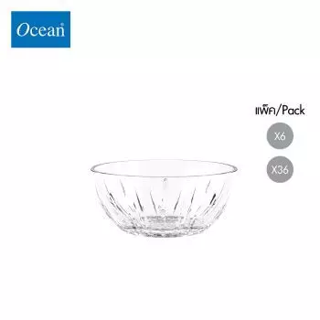 ชามแก้ว Glass bowl REYA BOWL 5" จากโอเชียนกลาส Ocean glass ชามแก้วดีไซน์สวย