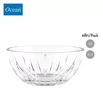 ชามแก้ว Glass bowl REYA SALAD BOWL 10" จากโอเชียนกลาส Ocean glass ชามแก้วดีไซน์สวย