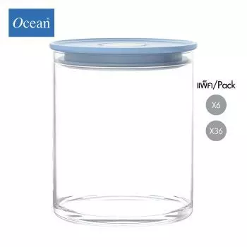 ขวดโหล Storage jar NORMA JAR SOFT BLUE 685ml จากโอเชียนกลาส Ocean glass ขวดโหลดีไซน์สวย