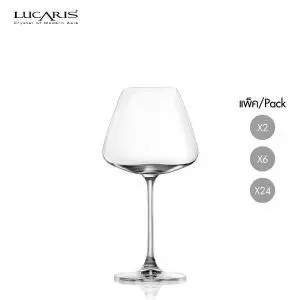 แก้วไวน์แดง Red wine glass DESIRE ELEGANT RED 590 ml จากลูคาริส Lucaris แก้วไวน์คริสตัล Crystal