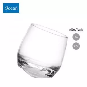 แก้วน้ำ Water glass CUBA ROCK 270 ml จากโอเชียนกลาส Ocean glass แก้วดีไซน์สวย