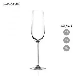 แก้วแชมเปญ champagne flute glass SHANGHAI SOUL CHAMPAGNE 250 ml จากลูคาริส Lucaris แก้วแชมเปญคริสตัล Crystal