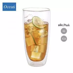 แก้วน้ำสองชั้น Double wall glass DOPPIO-LONG DRINK 560 ml จากโอเชียนกลาส Ocean glass แก้วน้ำสองชั้นราคาถูก