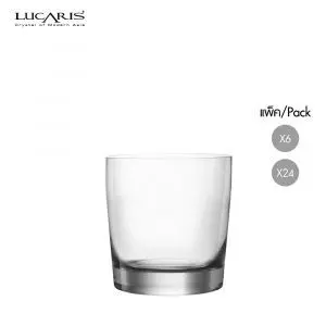 แก้วน้ำ แก้ววิสกี้ Whisky glass Water glass RIMS LOW BALL 400 ml จากลูคาริส Lucaris แก้วคริสตัล Crystal