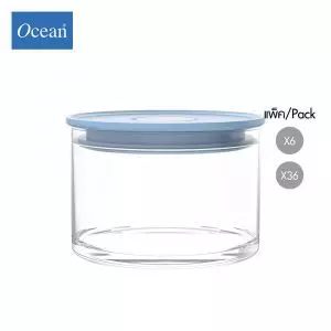 ขวดโหล Storage jar NORMA JAR SOFT BLUE 385ml จากโอเชียนกลาส Ocean glass ขวดโหลดีไซน์สวย
