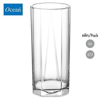 แก้วน้ำ Water glass PYRAMID LONG DRINK 380 ml จากโอเชียนกลาส Ocean glass แก้วน้ำสวย ราคาดี