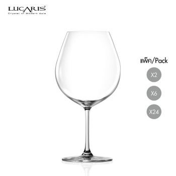 แก้วไวน์แดง Red wine glass BANGKOK BLISS BURGUNDY 750 ml จากลูคาริส Lucaris แก้วไวน์คริสตัล Crystal