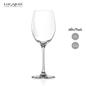 แก้วไวน์ขาว White wine glass BANGKOK BLISS RIESLING 255 ml จากลูคาริส Lucaris แก้วไวน์คริสตัล Crystal