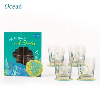 ชุดแก้วน้ำ Gift set Amazing Ocean Drinking Set จากโอเชียนกลาส Ocean glass ชุดแก้ว ชุดของขวัญ
