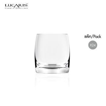 แก้วน้ำ แก้ววิสกี้ Whisky glass Water glass CLASSIC BARWARE ROCK 240 ml จากลูคาริส Lucaris แก้วคริสตัล Crystal