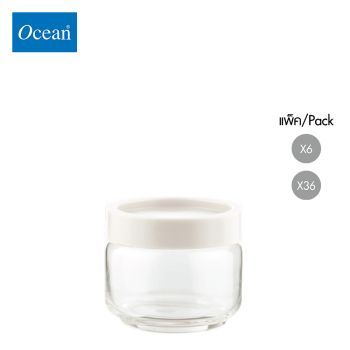 ขวดโหล Storage jar STAX JAR 325 ml (WHITE) จากโอเชียนกลาส Ocean glass ขวดโหลดีไซน์สวย