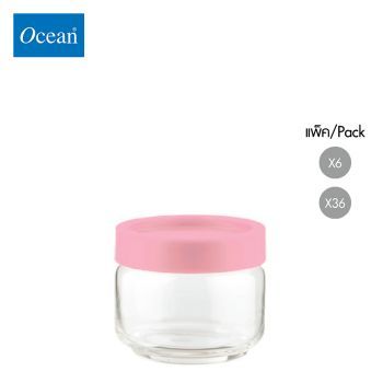ขวดโหล Storage jar STAX JAR 325 ml (PINK) จากโอเชียนกลาส Ocean glass ขวดโหลดีไซน์สวย