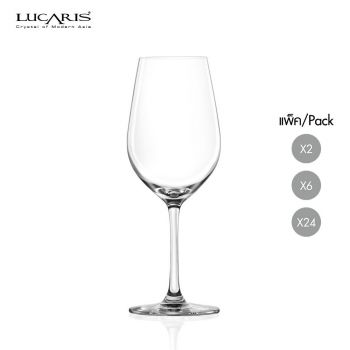 แก้วไวน์ขาว White wine glass TOKYO TEMPTATION CHARDONNAY 365 ml จากลูคาริส Lucaris แก้วไวน์คริสตัล Crystal
