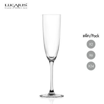 แก้วแชมเปญ champagne flute glass TOKYO TEMPTATION CHAMPAGNE 165 ml จากลูคาริส Lucaris แก้วแชมเปญคริสตัล Crystal