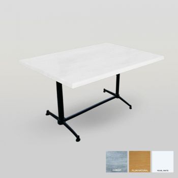 โต๊ะอาหารทรงสี่เหลี่ยมผืนผ้า 80x120 cm.