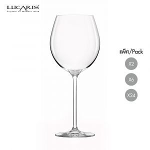 แก้วไวน์แดง Red wine glass LAVISH BURGUNDY 670 ml จากลูคาริส Lucaris แก้วไวน์คริสตัล Crystal