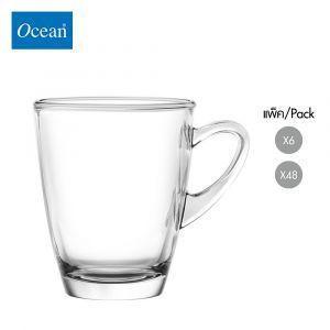 แก้วกาแฟ Glass coffee cup KENYA MUG 320 ml จากโอเชียนกลาส Ocean glass  แก้วกาแฟดีไซน์สวย