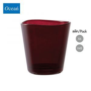 แก้วน้ำ Water glass CENTIQUE DOUBLE ROCK RUBY RED 345 ml จากโอเชียนกลาส Ocean glass แก้วดีไซน์สวย