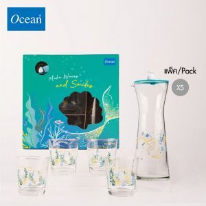 ชุดแก้วน้ำ ชุดของขวัญ Gift set Water glass set AMAZING OCEAN SERVING SET จากโอเชียนกลาส Ocean glass ชุดแก้วดีไซน์สวย