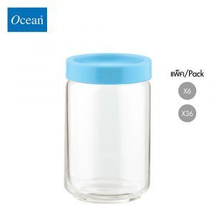 ขวดโหล Storage jar STAX JAR 750 ml (BLUE) จากโอเชียนกลาส Ocean glass ขวดโหลดีไซน์สวย
